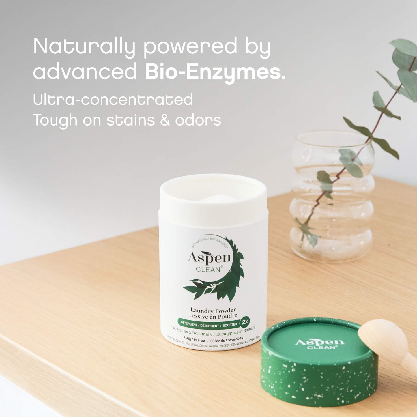 Eucalyptus natural laundry powder