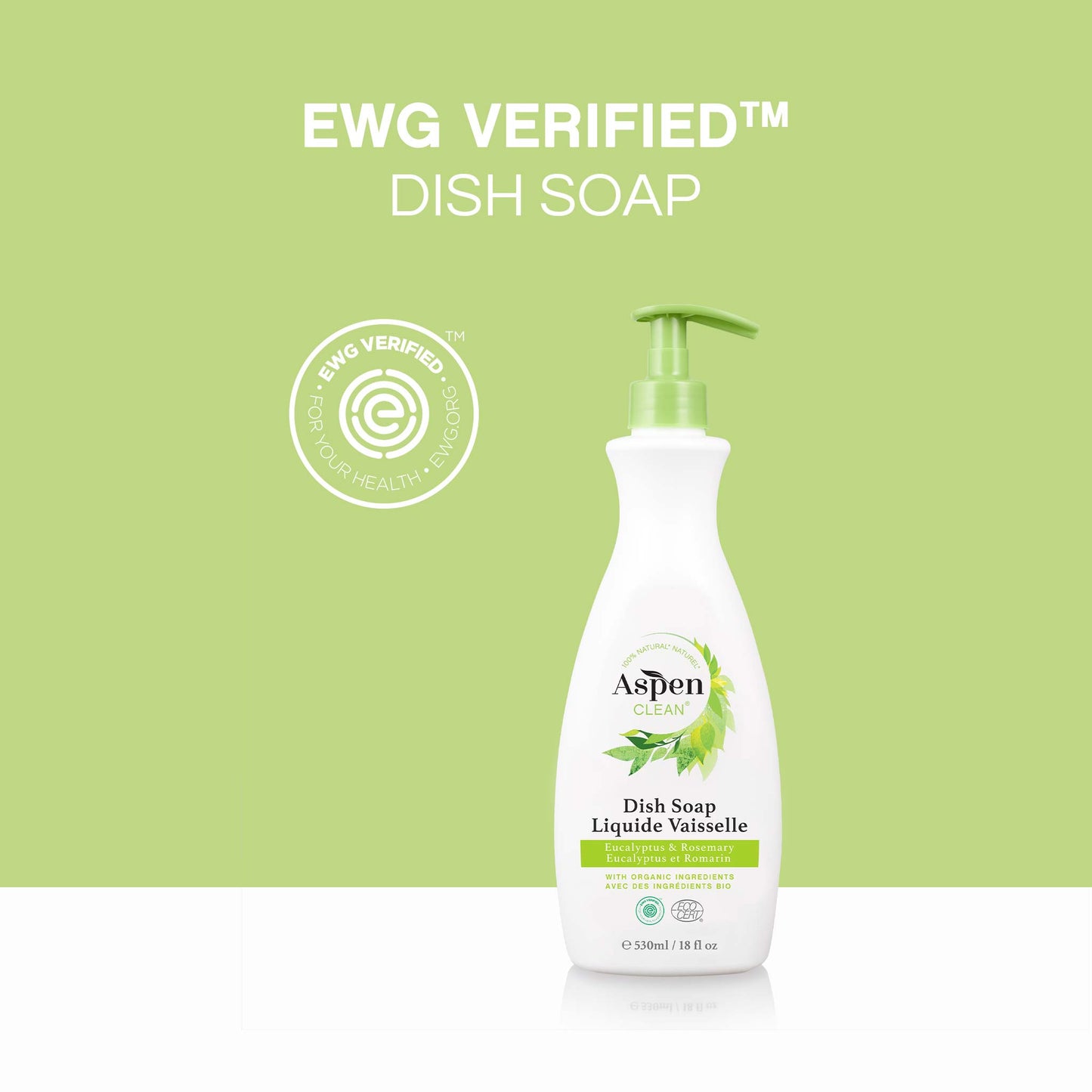 EWG Verified Dish Soap Eucalyptus and Rosemary