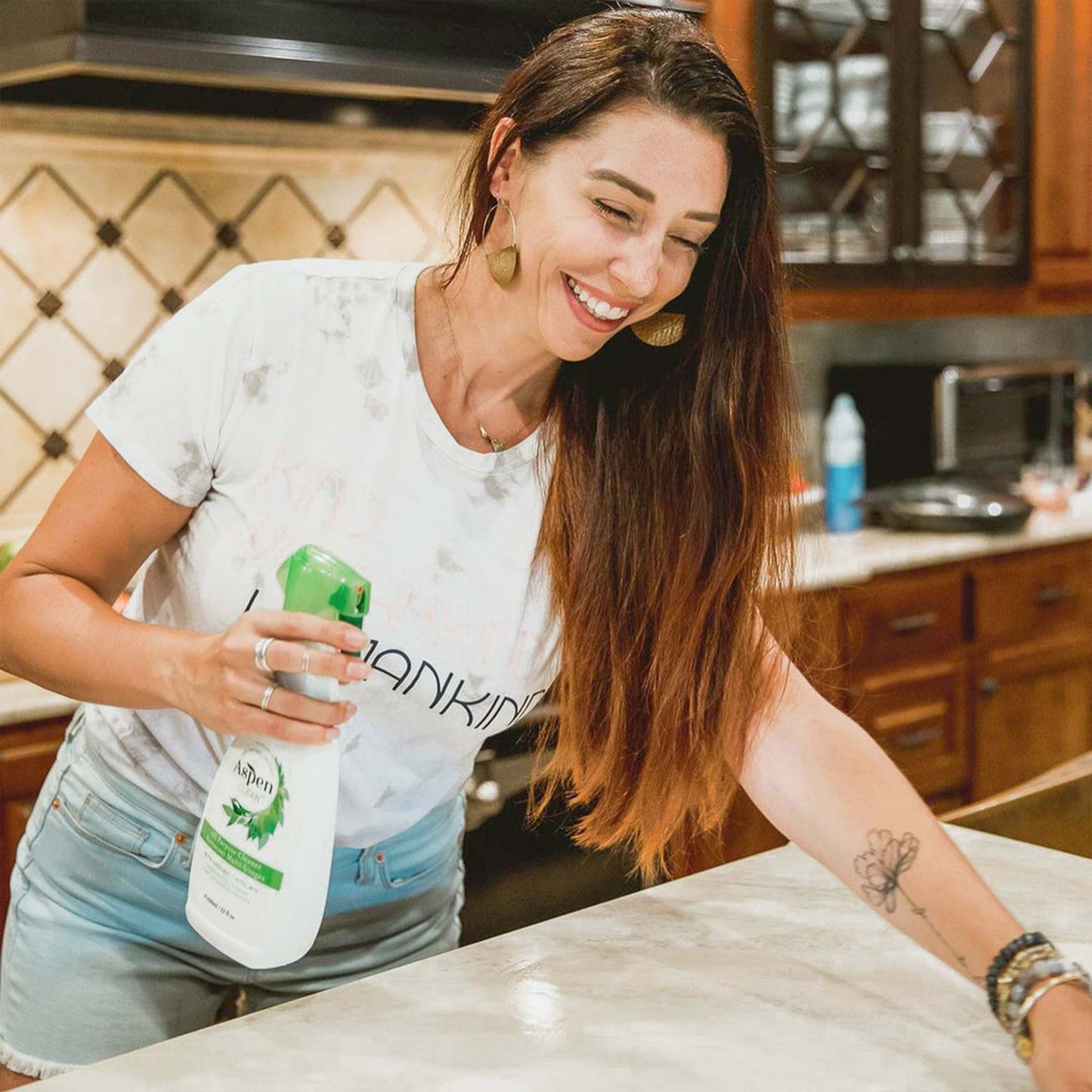 Natural Whole House Cleaning Kit with Floor Cleaner and Mop Head