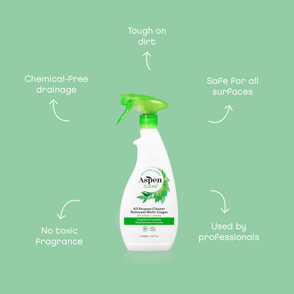 Best Natural All-Purpose Cleaner, Safe for all surfaces, Effective, Used by Professionals at AspenClean
