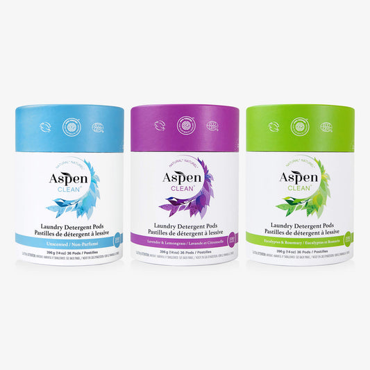 AspenClean Laundry Pods 3 pack products