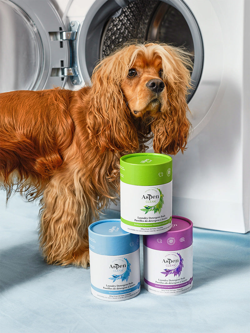 AspenClean laundry pods pets friendly