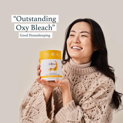Aspenclean Oxygen Bleach is outstanding Oxy Bleach rated by Good Housekeeping.