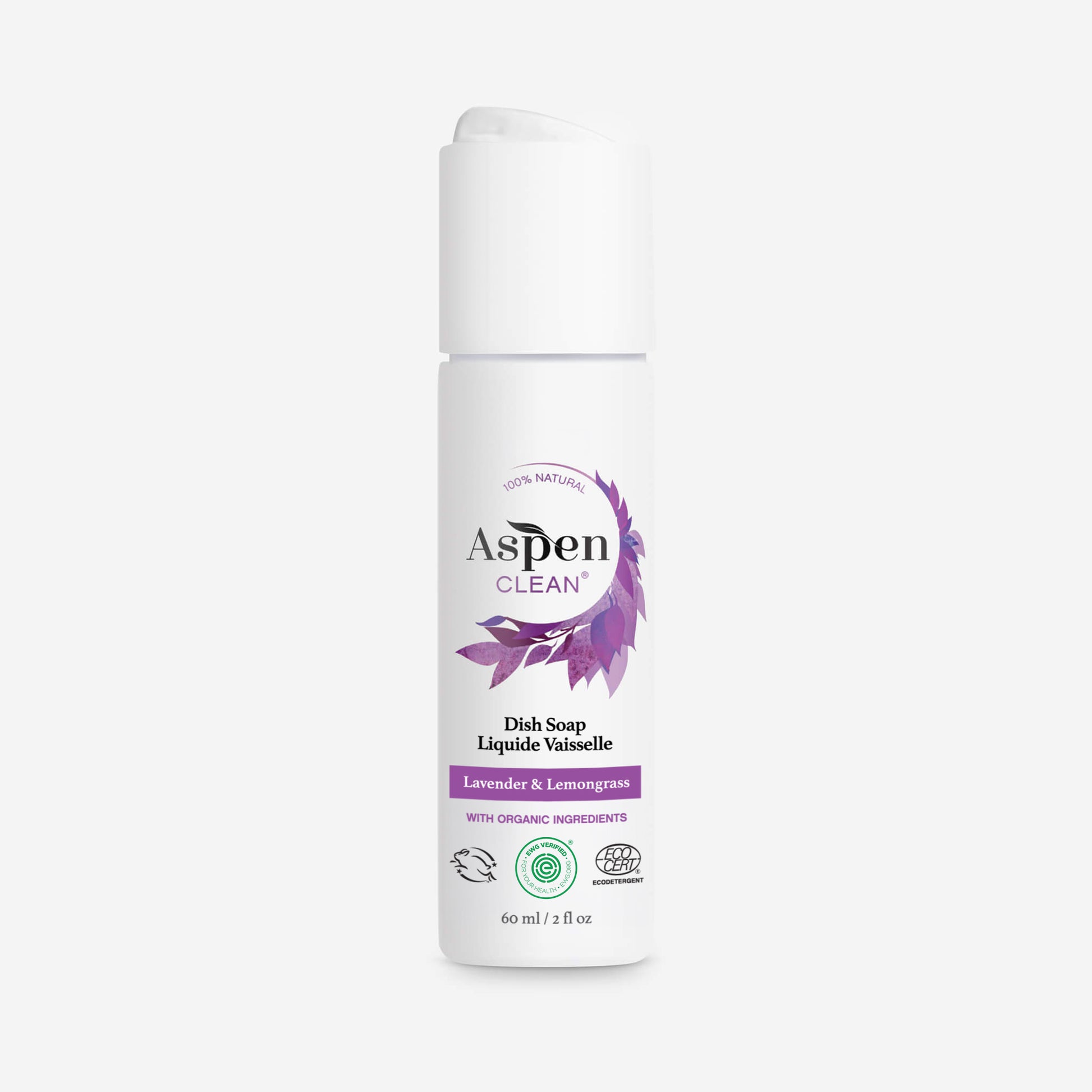 AspenClean travel size Dish Soap Lavender