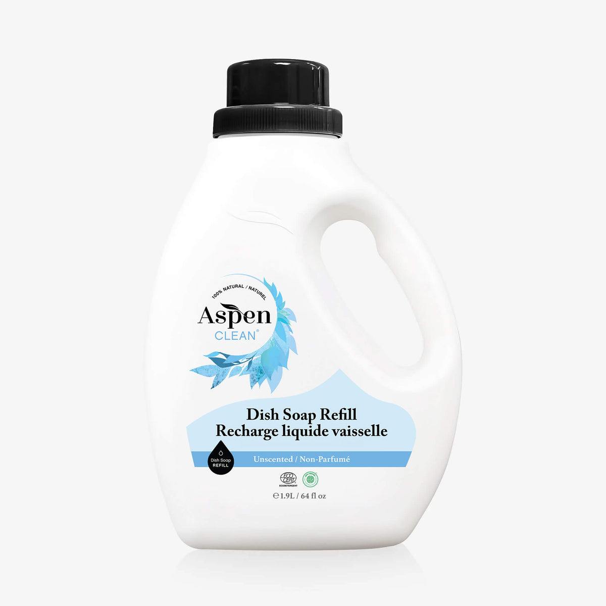 AspenClean refill dish soap unscented