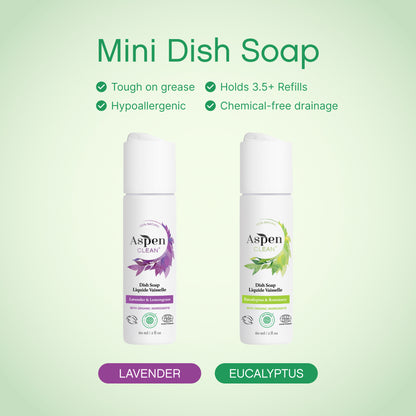 AspenClean Travel Size Dish Soap specs