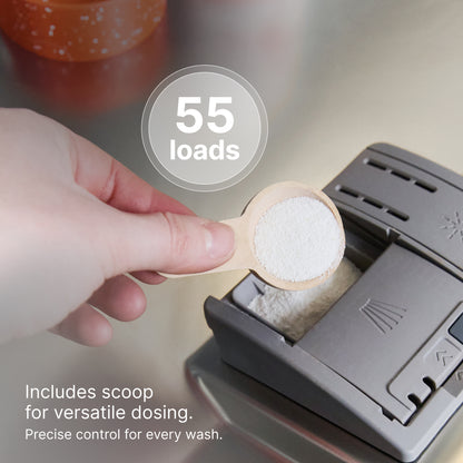 Dishwasher Powder include scoop  for versatile dosing 55 loads