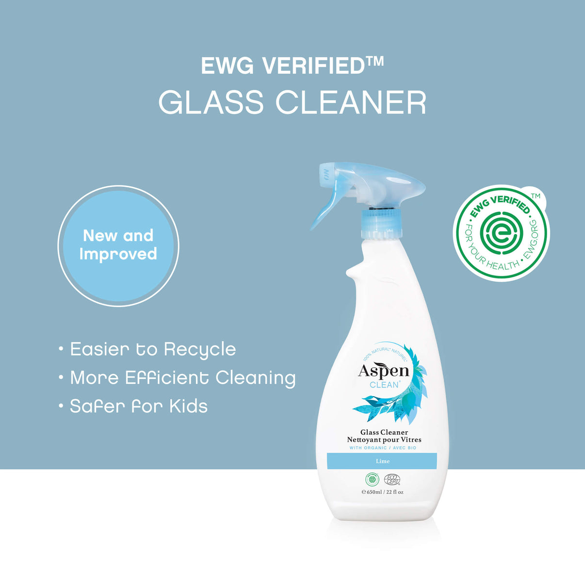 Best Glass Cleaner Natural, EcoFriendly AspenClean