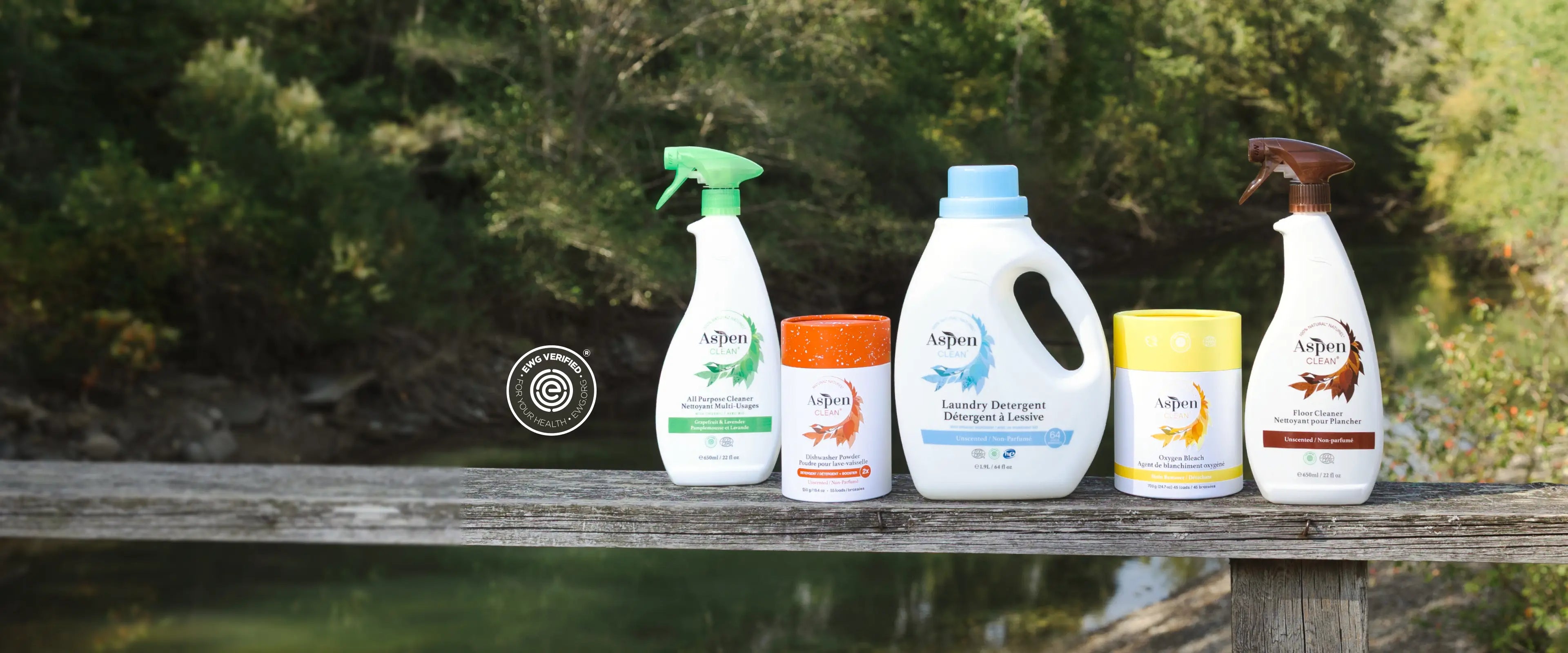 AspenClean EWG Verified cleaning products