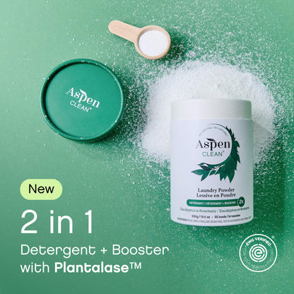Eucalyptus laundry powder detergent and booster