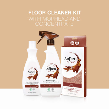Floor Cleaner Kit with Mophead and Concentrate