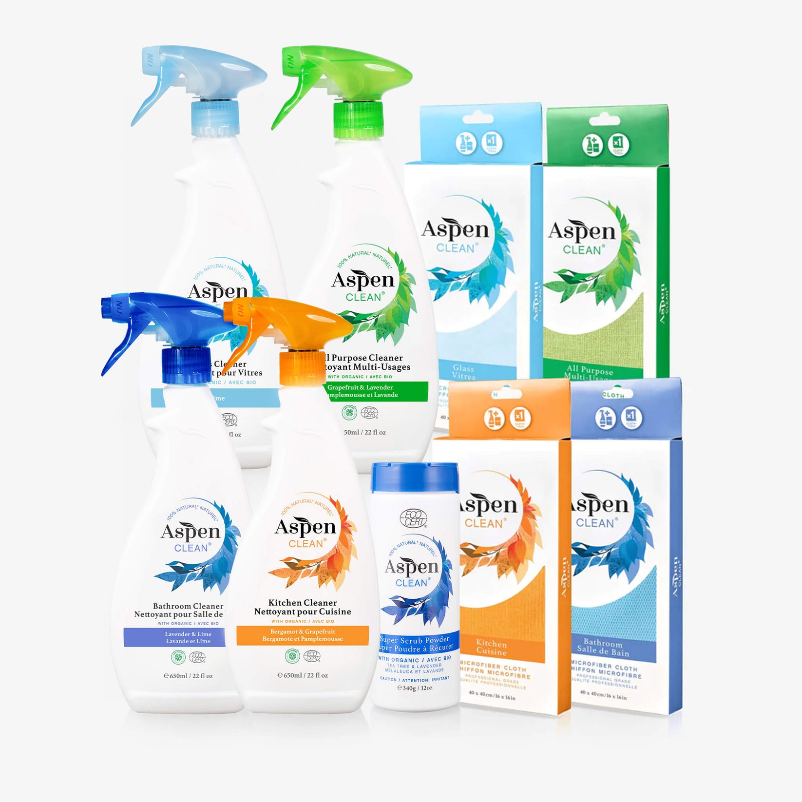 Green House Cleaning Kit Natural AspenClean