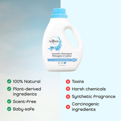 Unscented Laundry Detergent ingredients