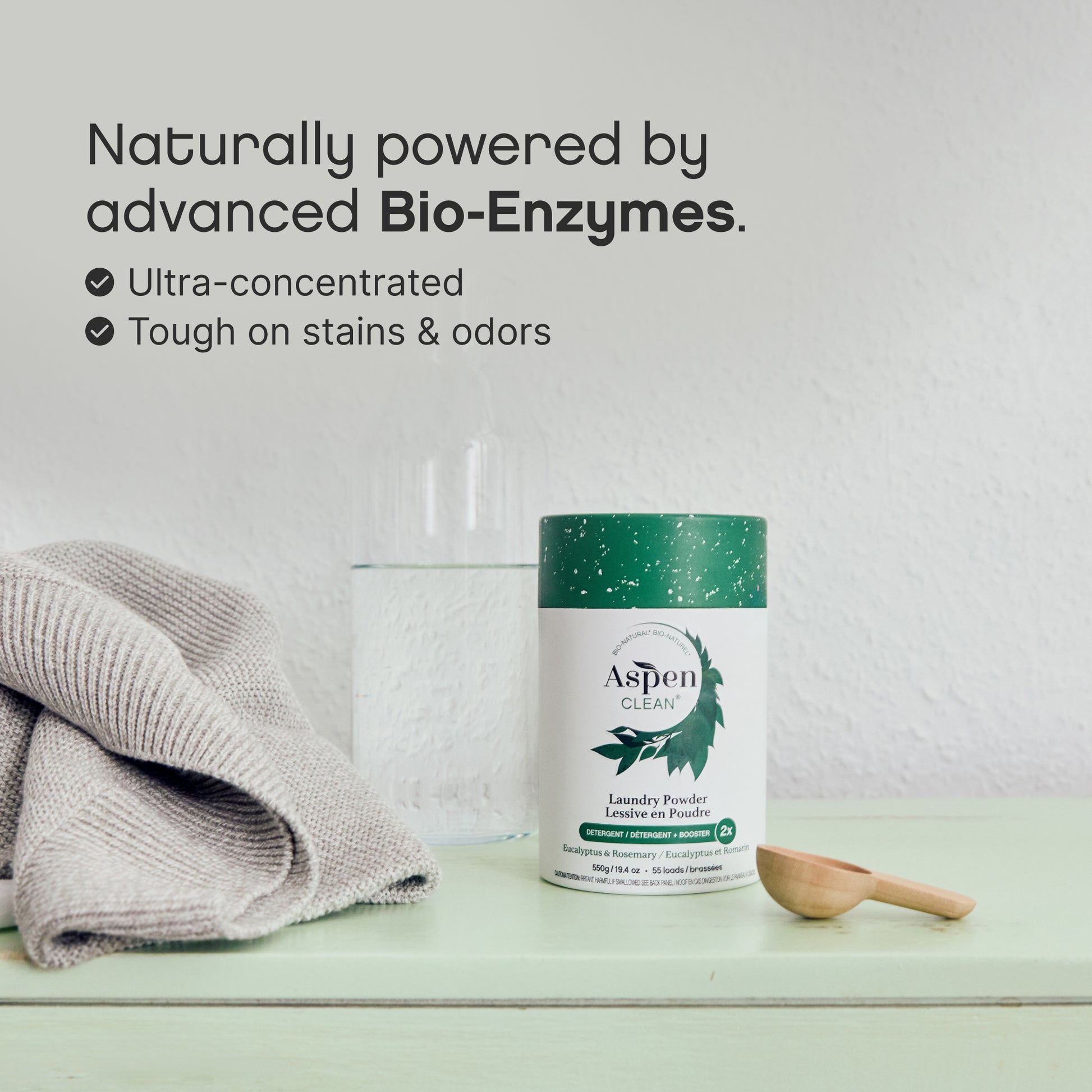 Eucalyptus natural laundry powder