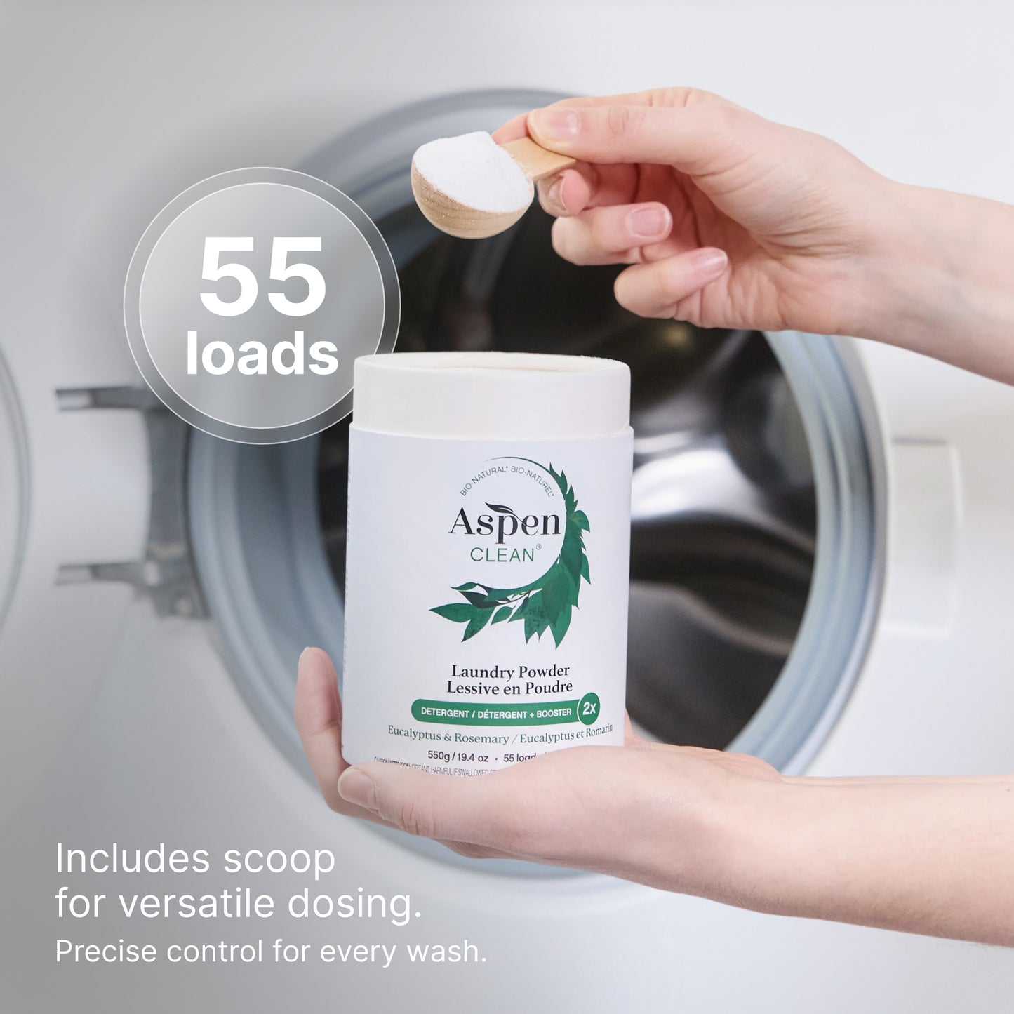 Eucalyptus laundry powder 55 loads