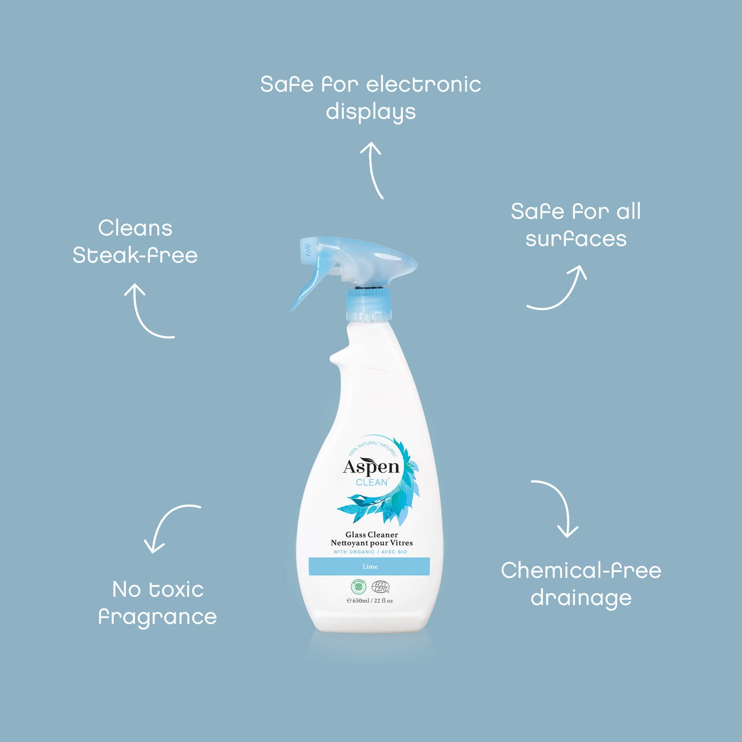 Natural Glass Cleaner features