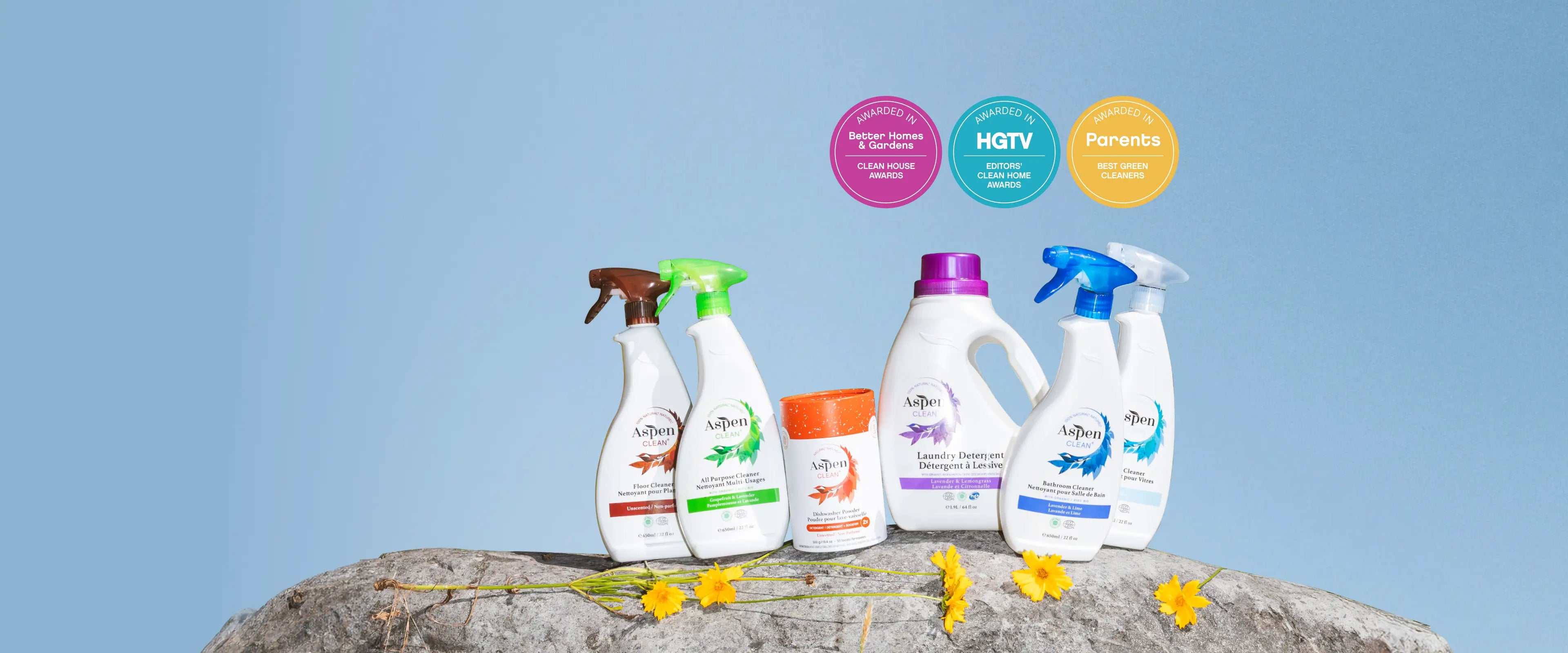 AspenClean HGTV Awards Products