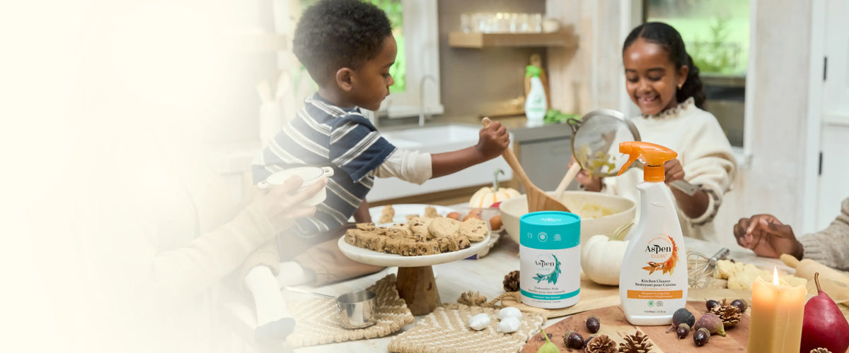 Kitchen Cleaning with AspenClean products