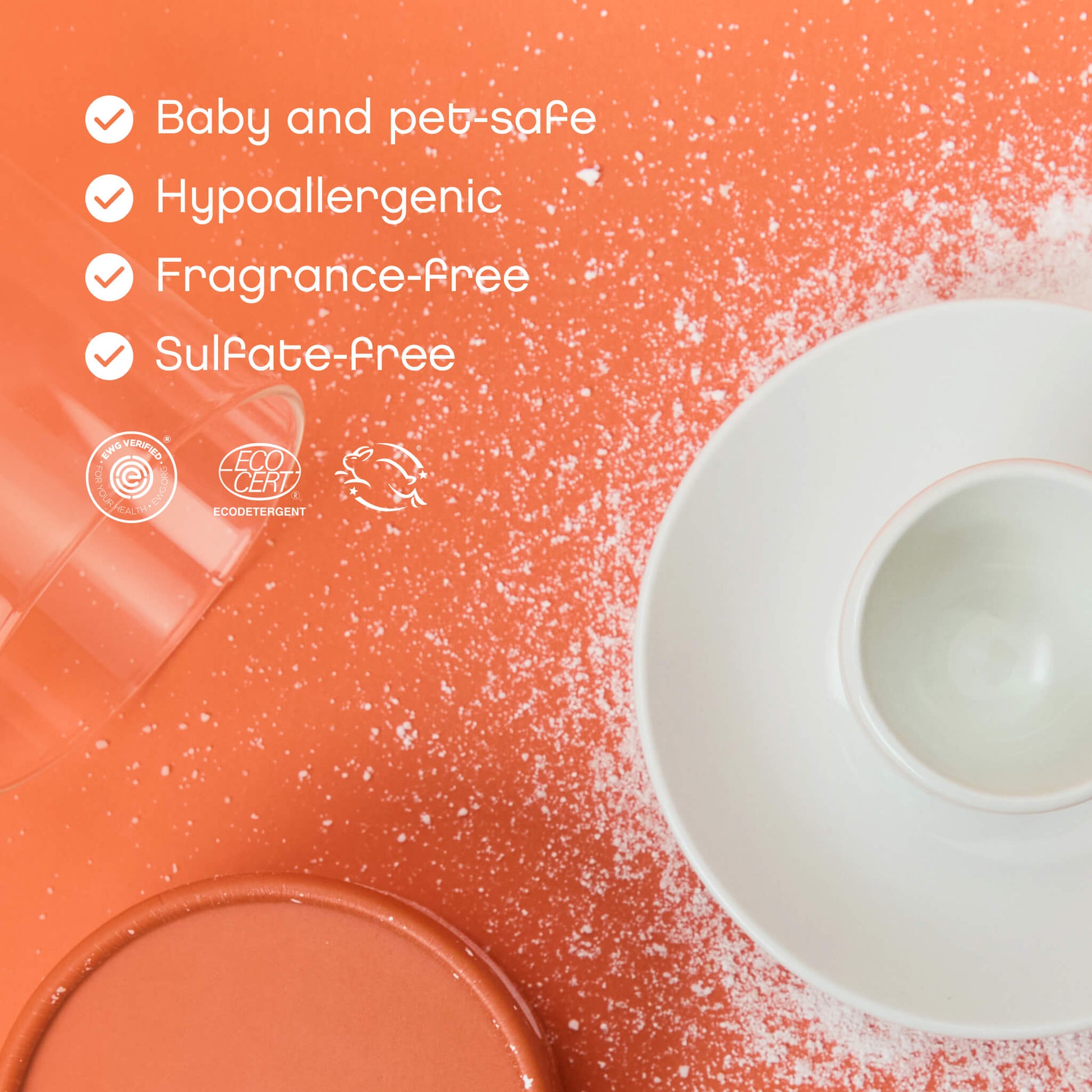 Baby and Pet Safe Dishwasher Powder