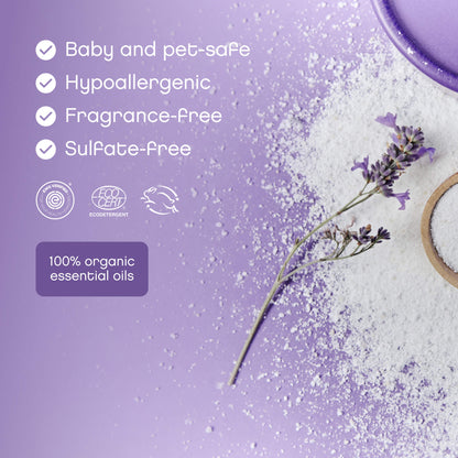 baby and pet safe lavender laundry powder