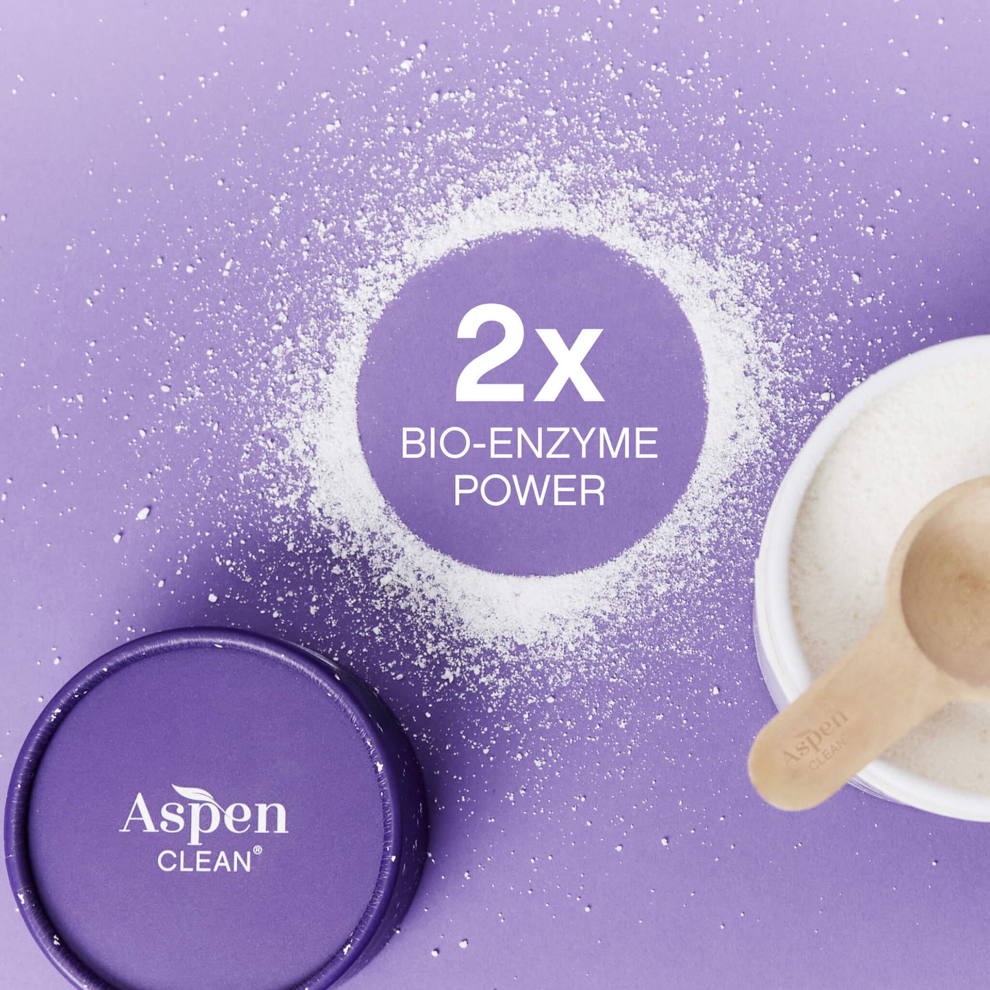 lavender laundry powder with 2x bio-enzyme power