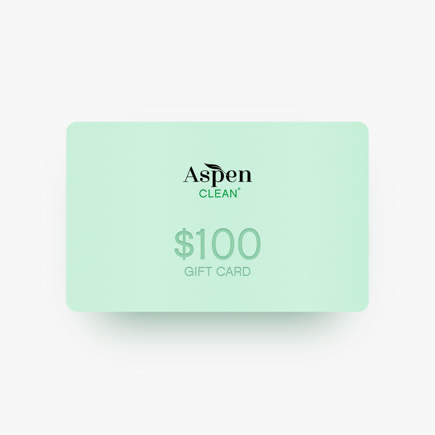 AspenClean e-gift card $100