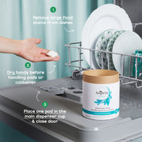 AspenClean Dishwasher Pods Eco-friendly, Natural. Non-toxic