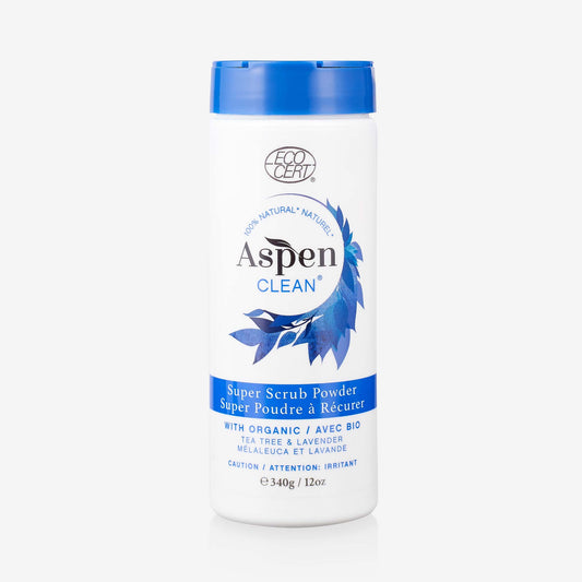 AspenClean Scouring Powder SuperScrub - Organic Natural Green