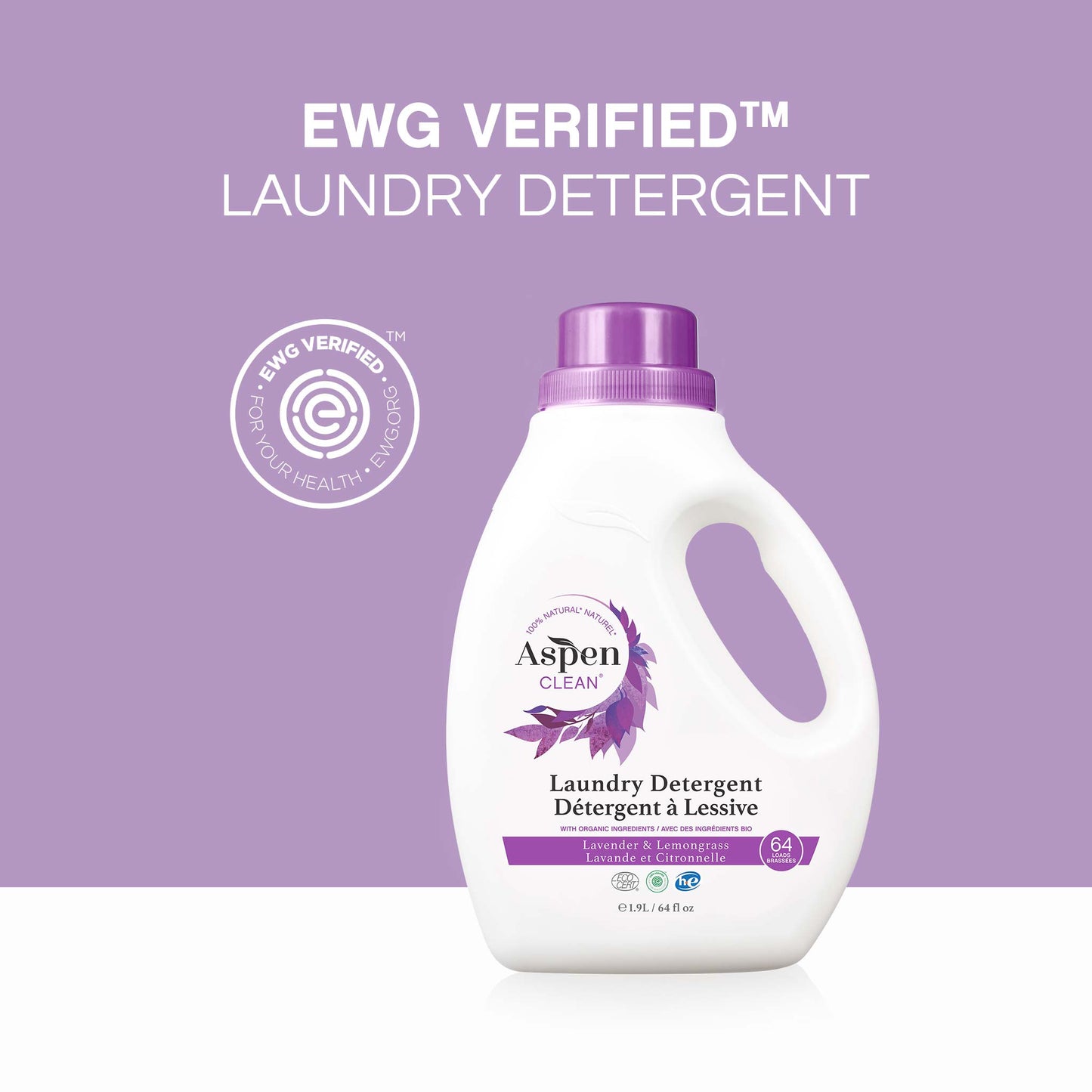 EWG Verified Laundry Detergent Lavender and Lemongrass