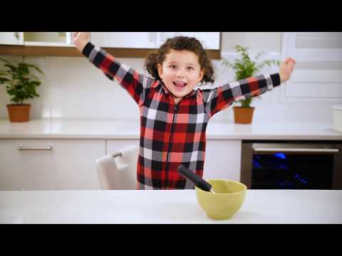 Baby safe kitchen clean by AspenClean is used to clean up a mess a kid made