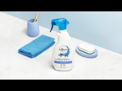 AspenClean Bathroom Clean is used to clean bathroom tiles and counters