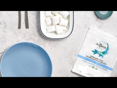 Eco- friendly Dishwasher Pods, Unscented, EWG Verified, Video discover AspenClean dishwasher pods