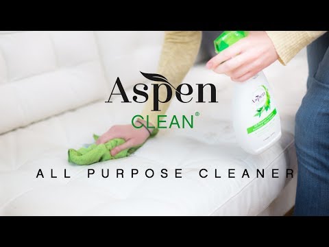 AspenClean All Purpose Clean is used all around the house to clean surfaces